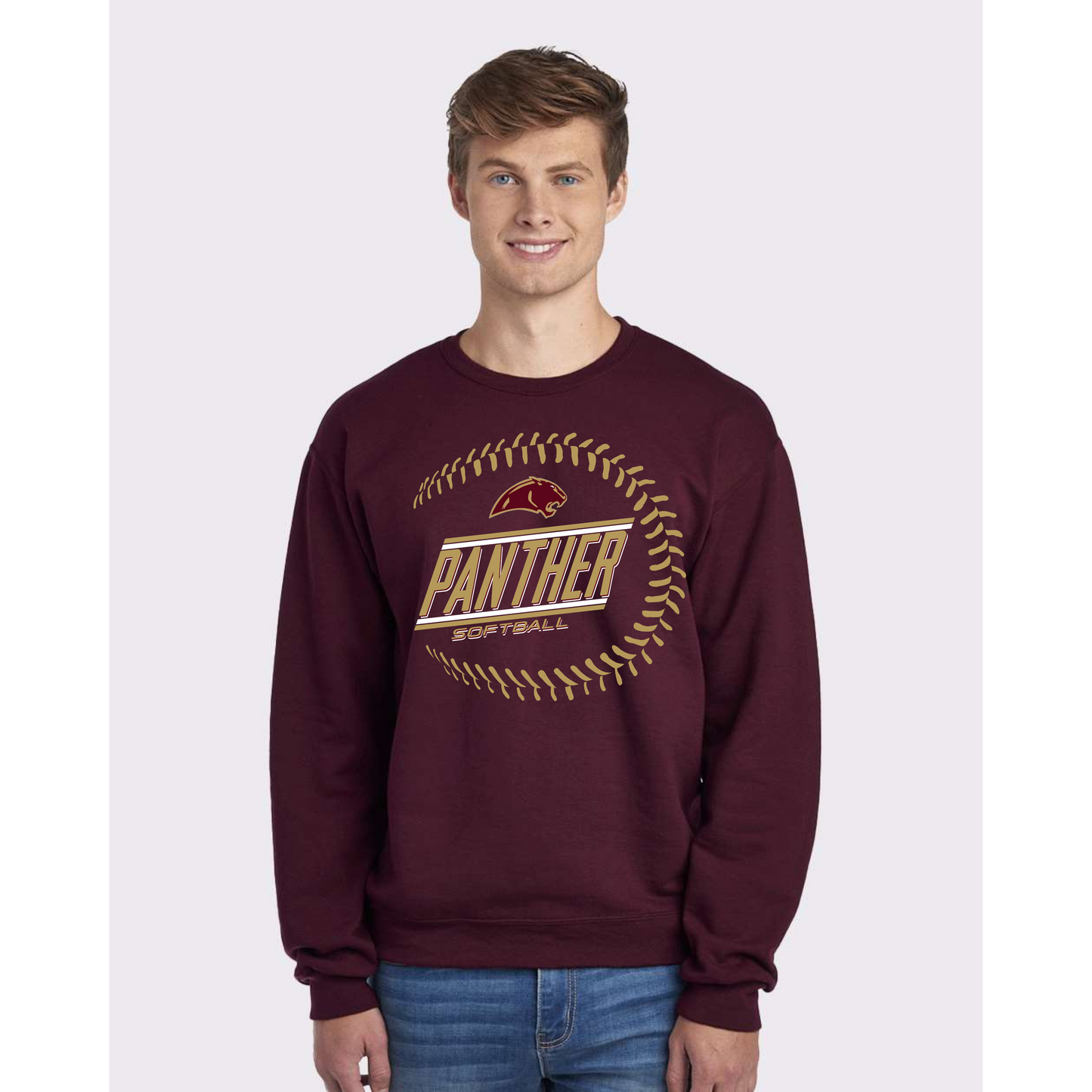 Panthers Adult Softball Crewneck