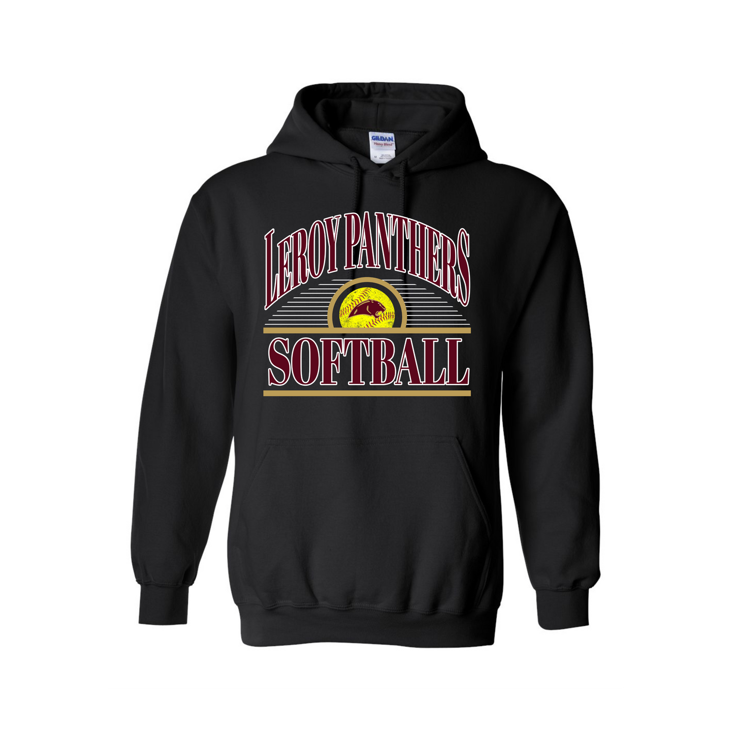 Leroy Panthers Fall 2025 Softball Hoodie