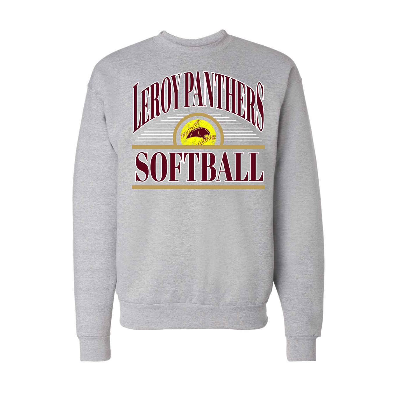 Leroy Panthers Fall 2025 Softball Crew Neck Sweatshirt