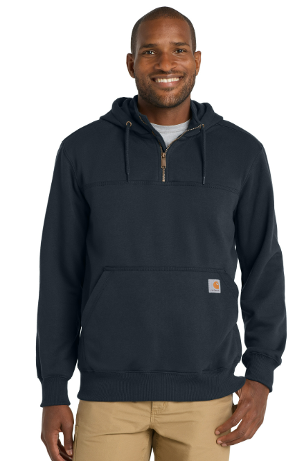 Carhartt Rain Defender Paxton Heavyweight Hooded Zip Mock Sweatshirt