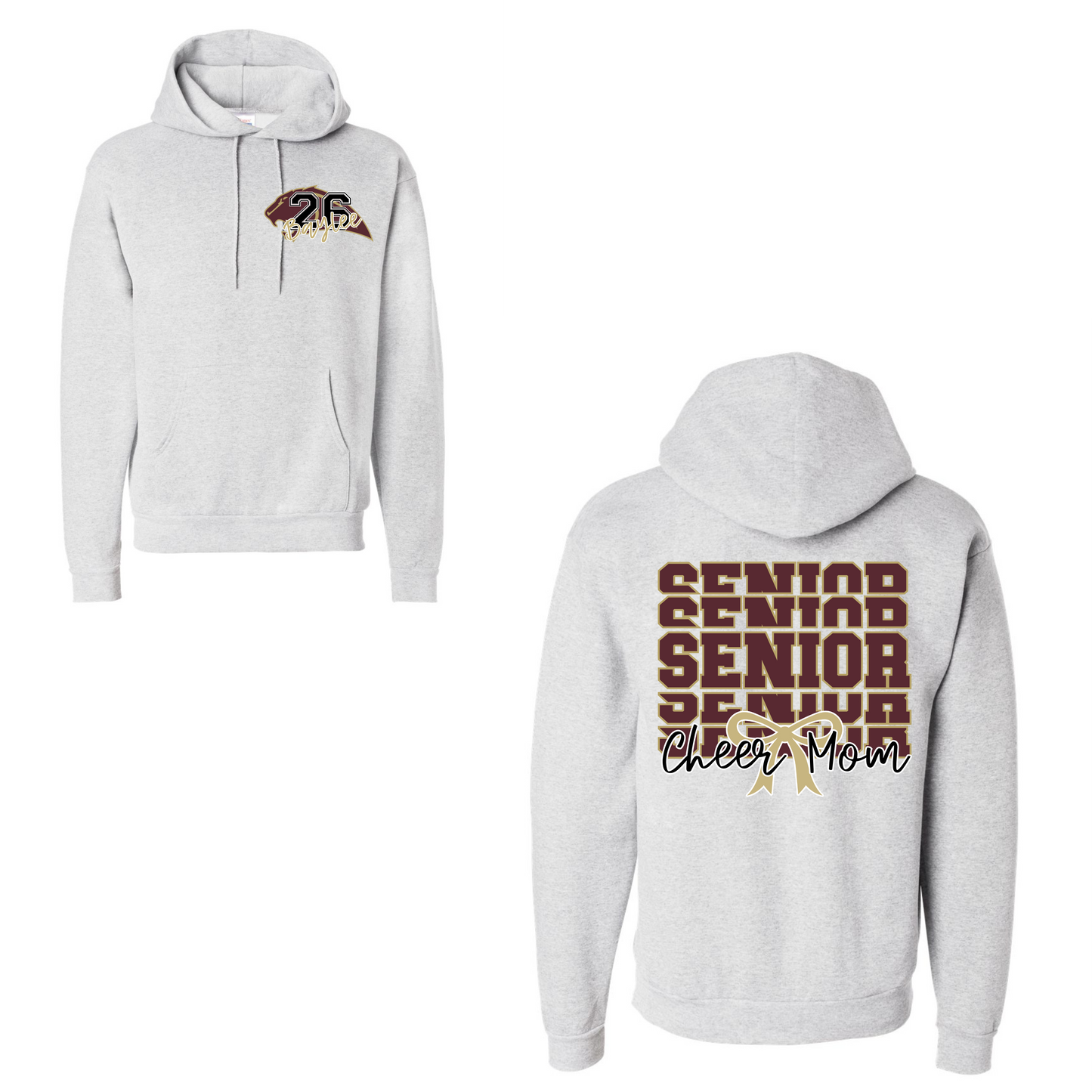 Leroy Senior Cheer Mom-2026 Hanes Hoodie