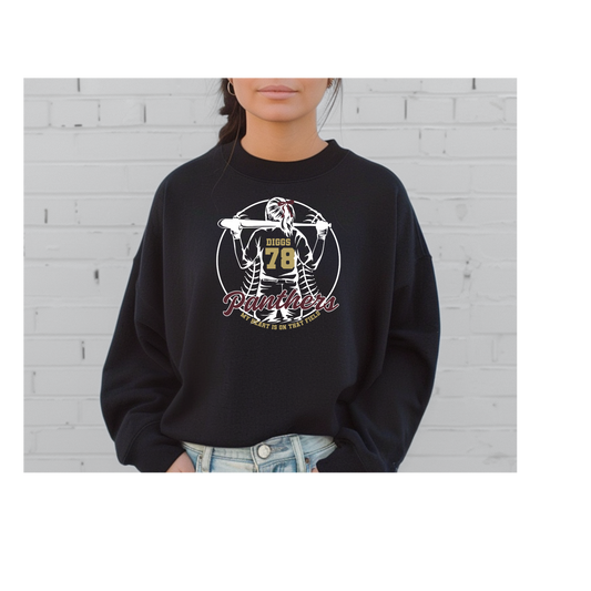 Custom Softball Girl Sweatshirt