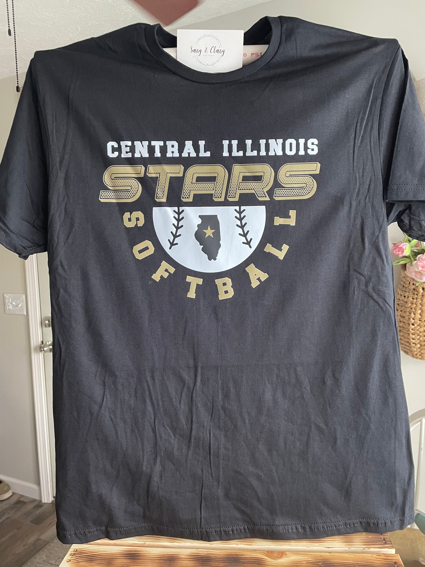Central IL Stars Short Sleeve Tshirt