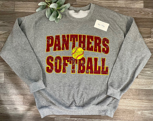 Panthers Sports Crew Neck Sweatshirt