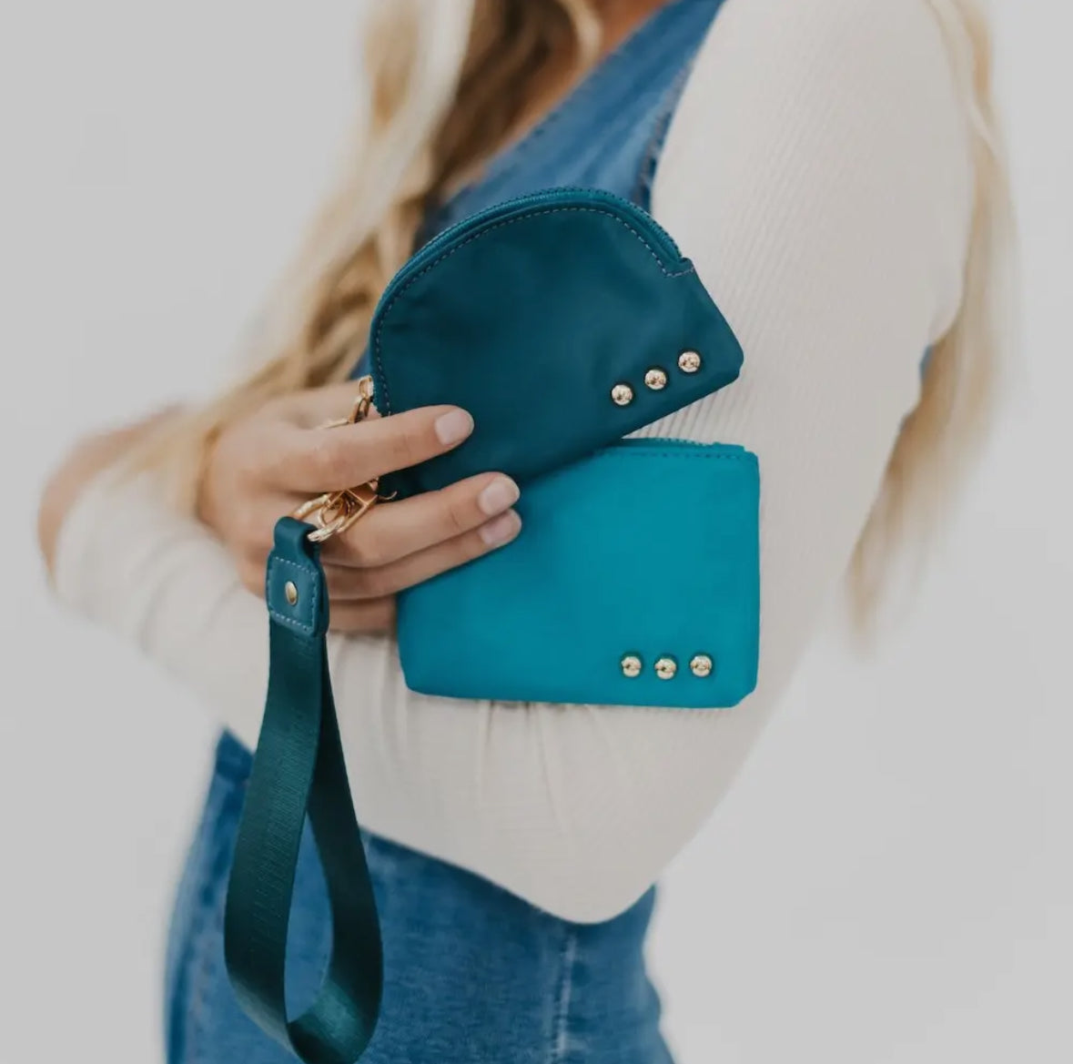 Pretty Simple Dolly Dual Pouch Wristlet