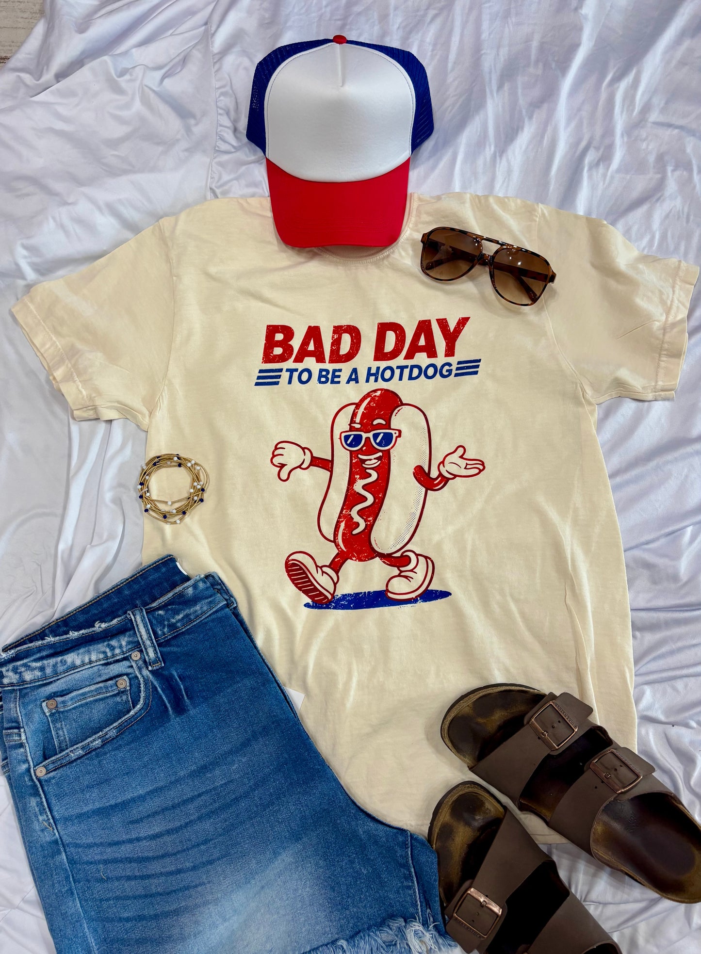 Bad Day To Be A Hotdog Comfort Colors T-Shirt