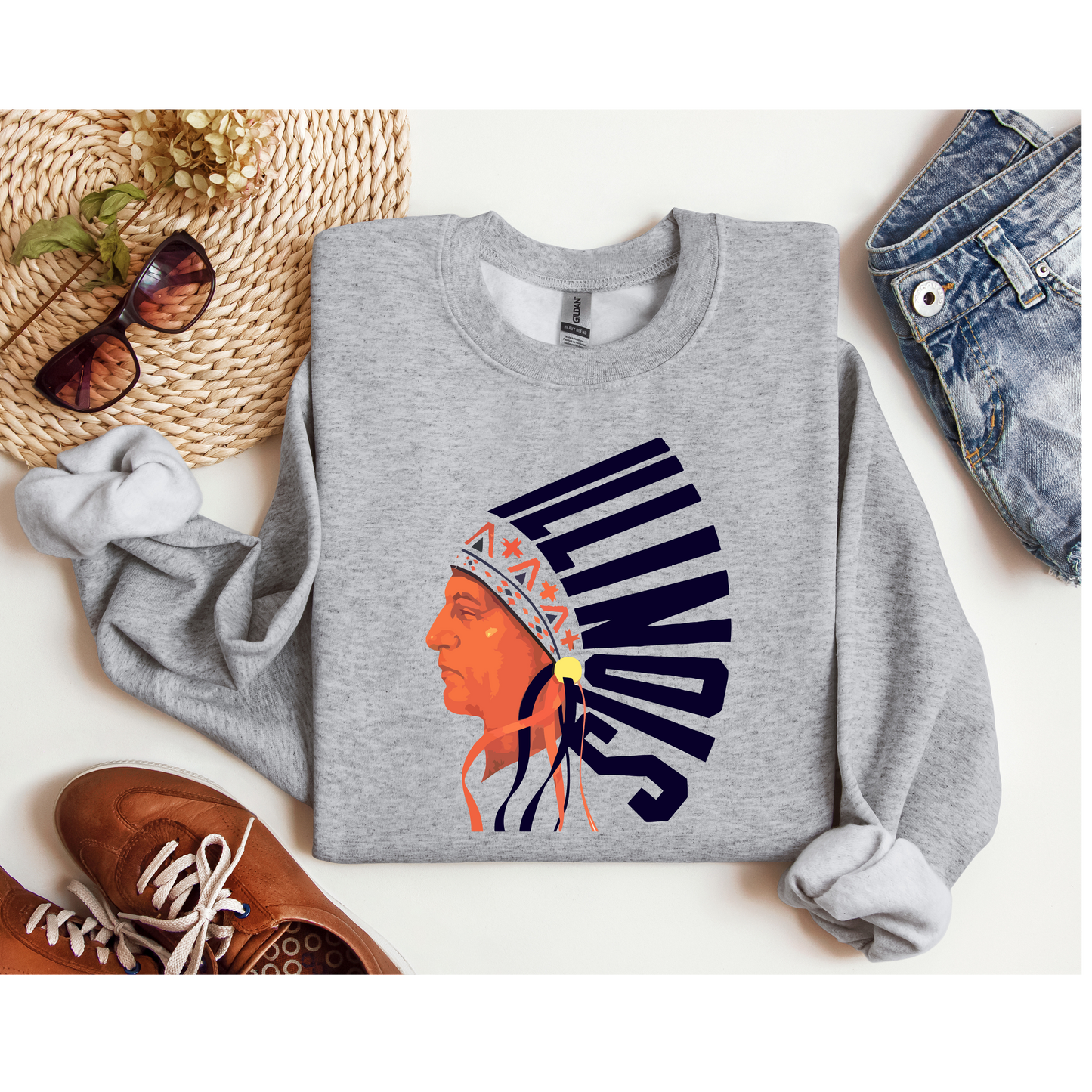 Chief Illini Crew Neck