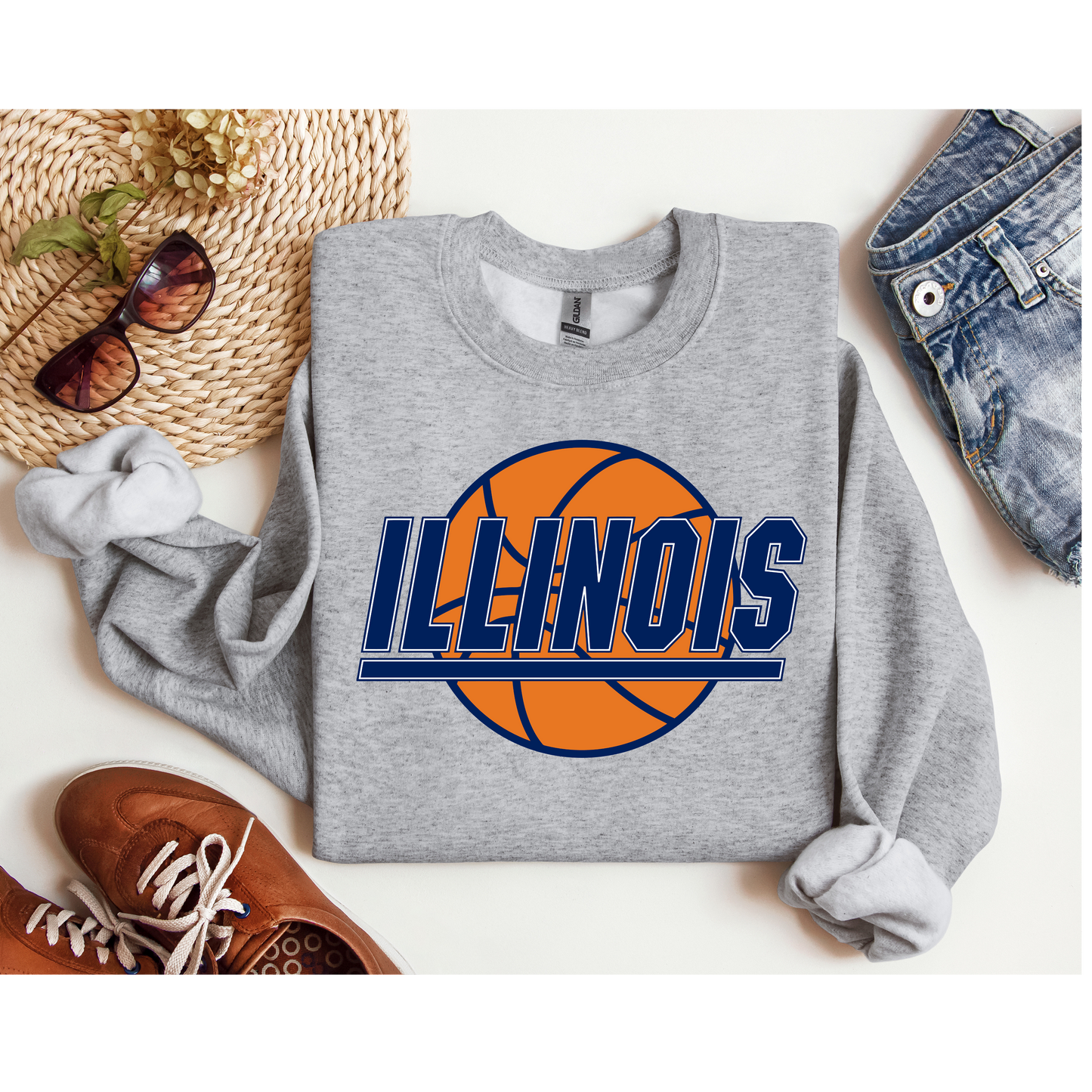 Illini Basketball Crew Neck