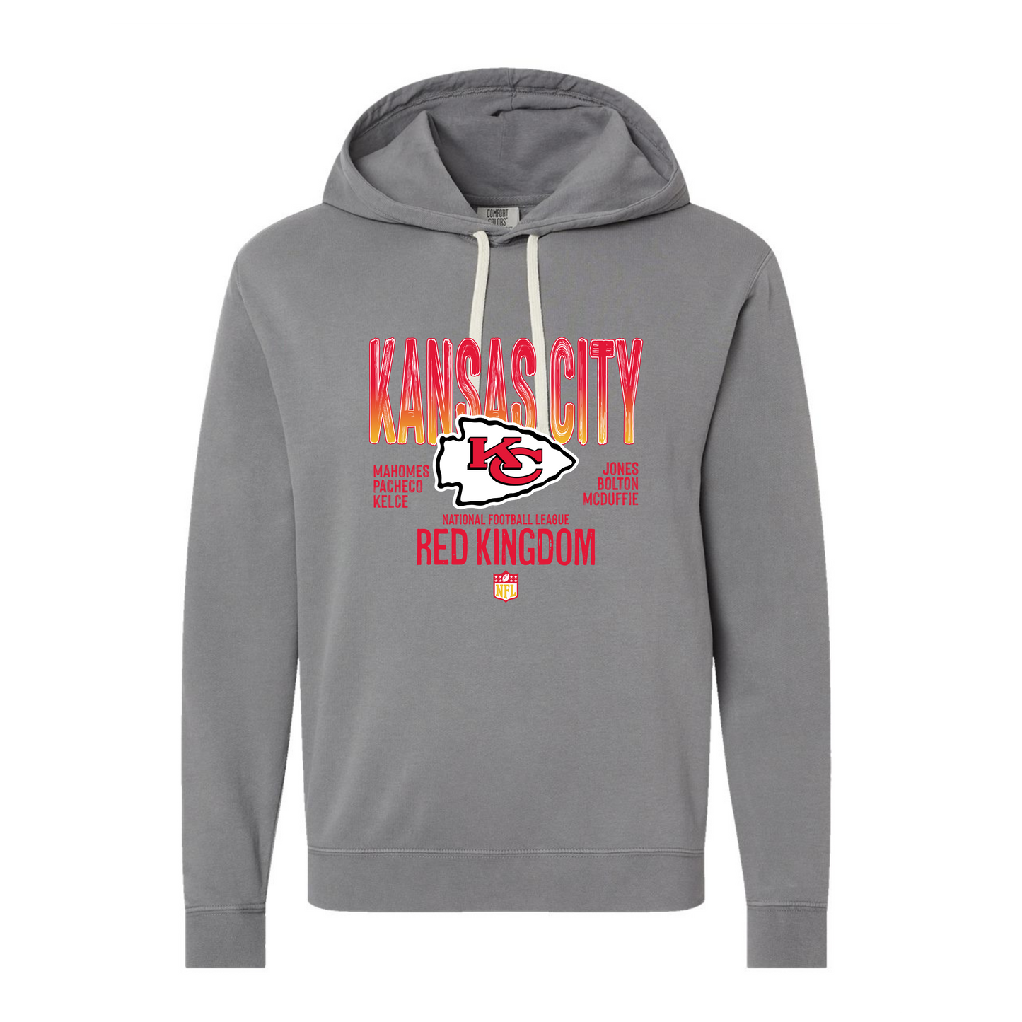 NFL Teams Comfort Colors Hoodie