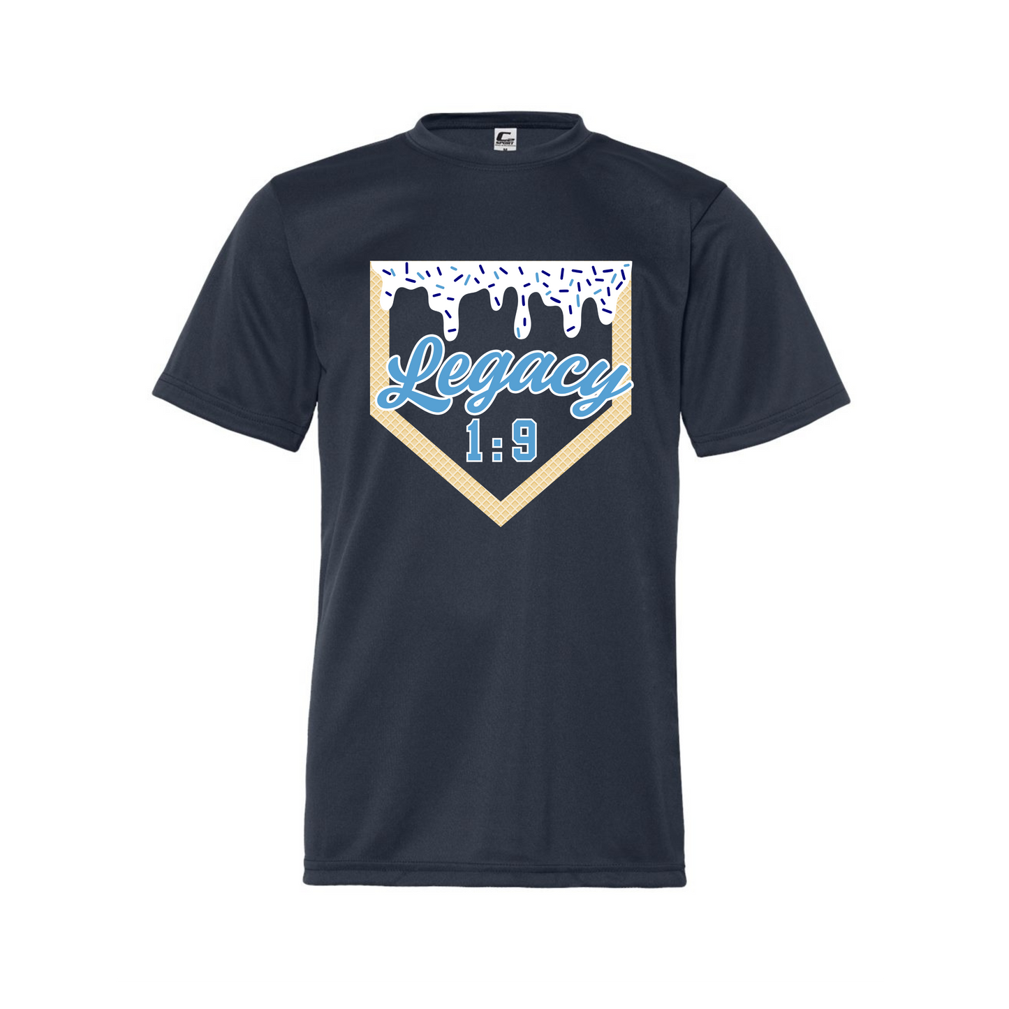 Legacy 1:9 Baseball Drip Performance T-shirt