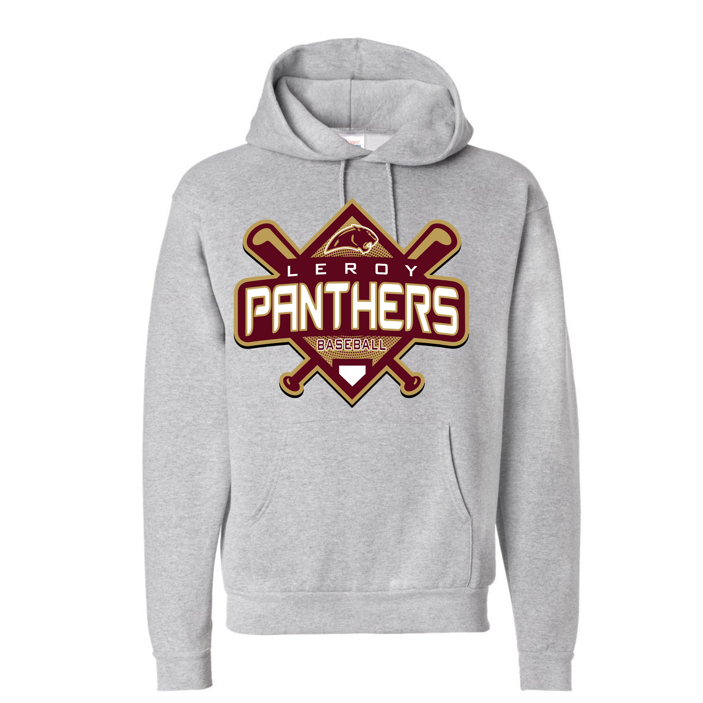 Leroy Panthers Baseball Hoodie