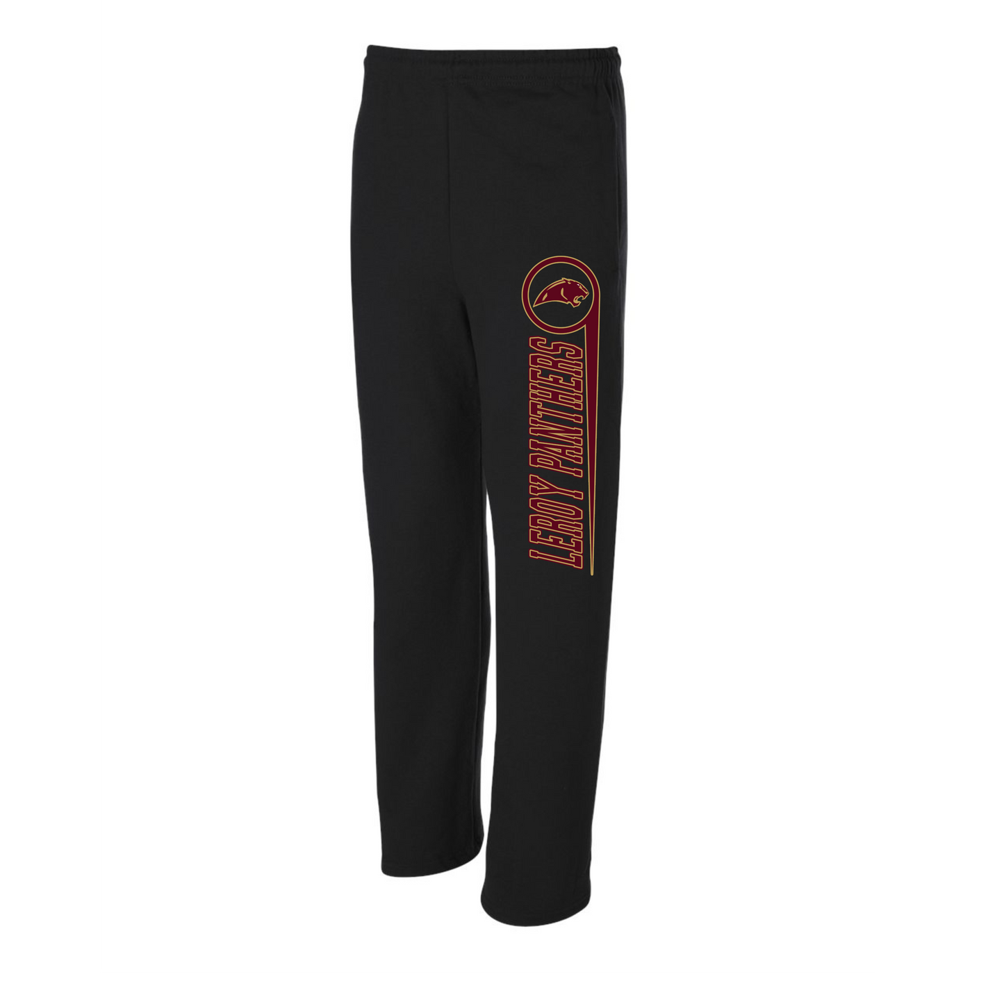 Leroy Panthers Open Bottom Sweatpants