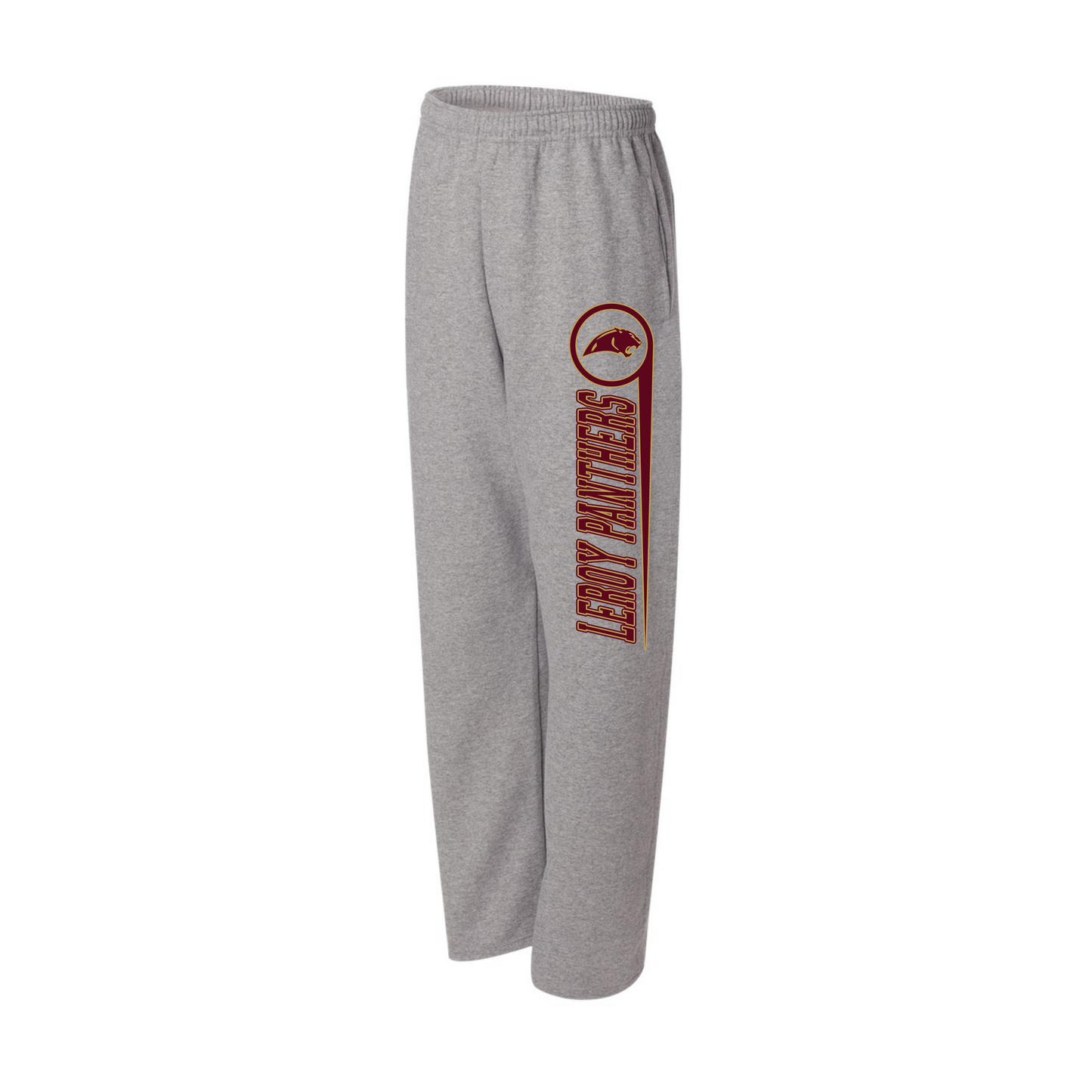 Leroy Panthers Open Bottom Sweatpants