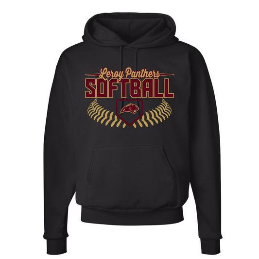 Leroy Panthers Softball Hoodie