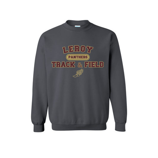 Leroy Track Charcoal Gray Crew
