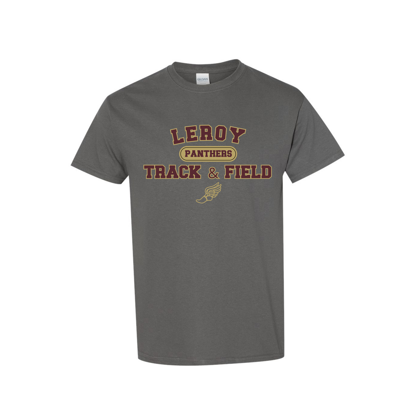 Leroy Track Charcoal Gray T-shirt
