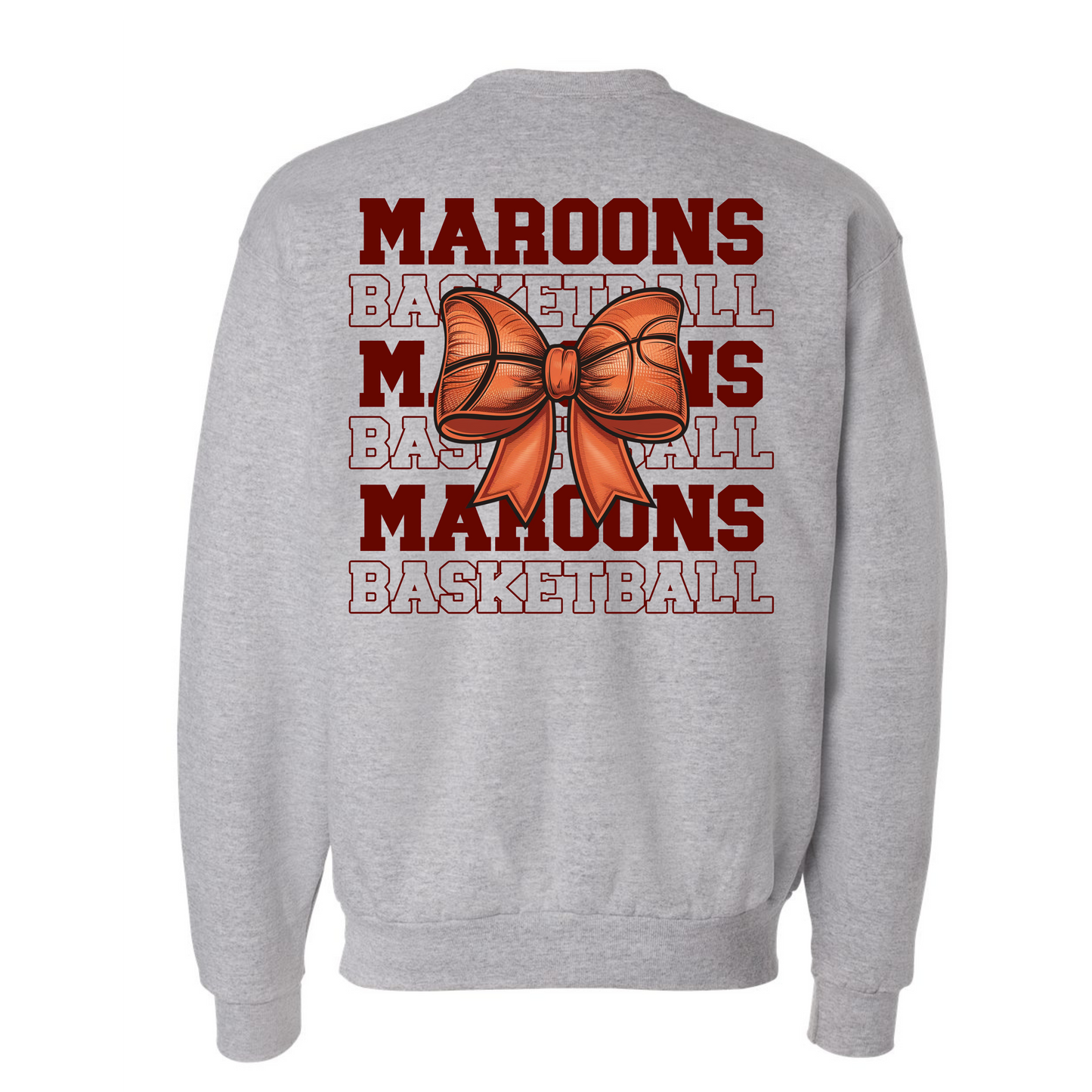 Clinton Maroons Basketball Bow Crew
