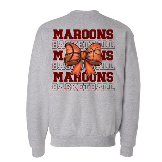 Clinton Maroons Basketball Bow Crew