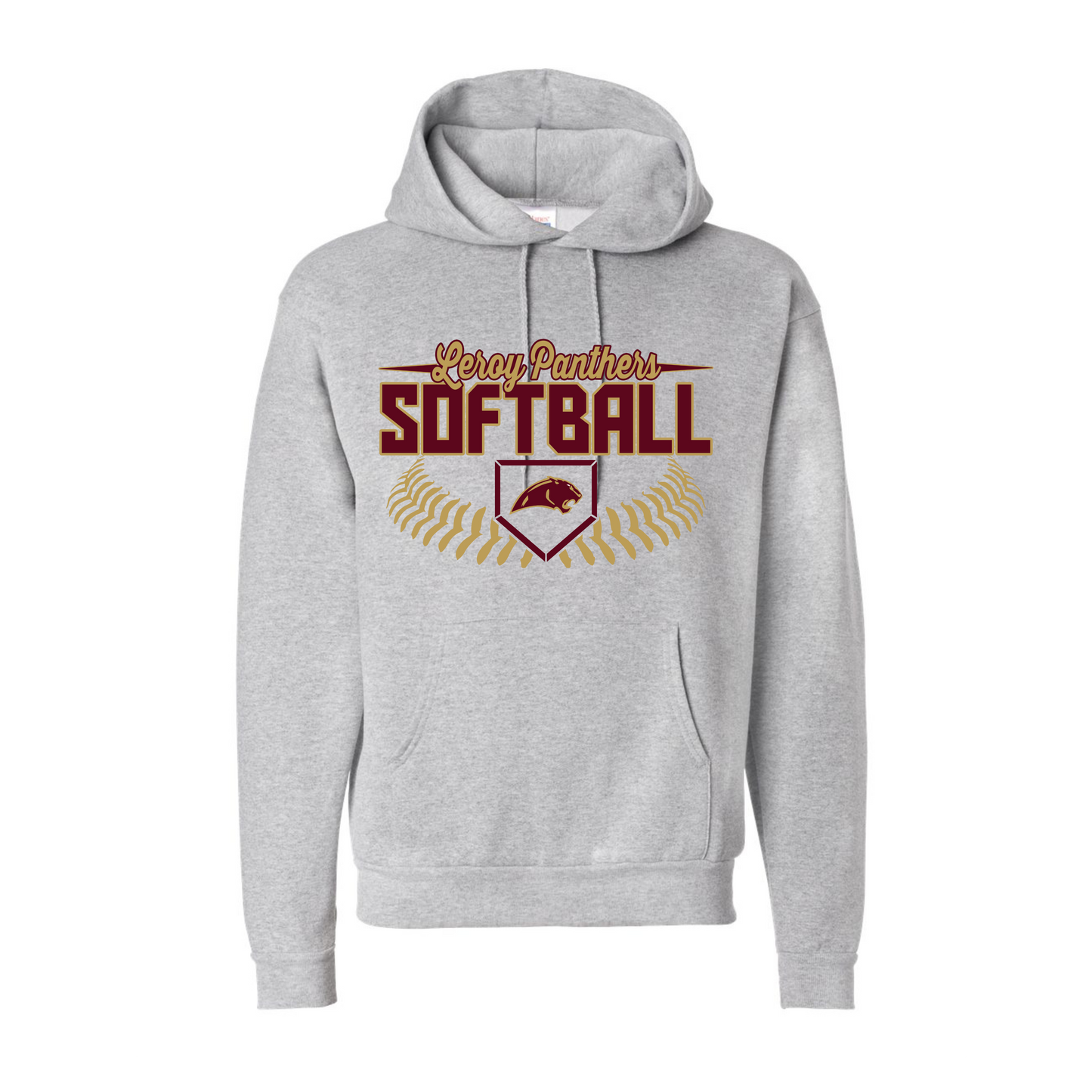 Leroy Panthers Softball Hoodie