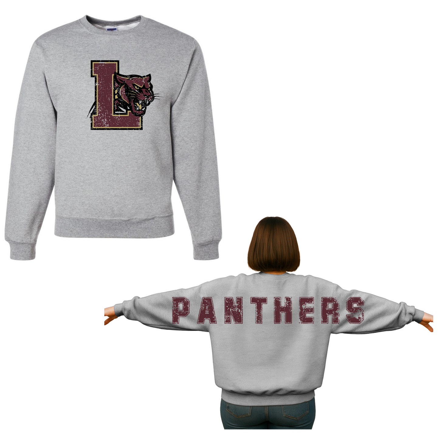 Leroy Panthers Across the Back Crew Neck