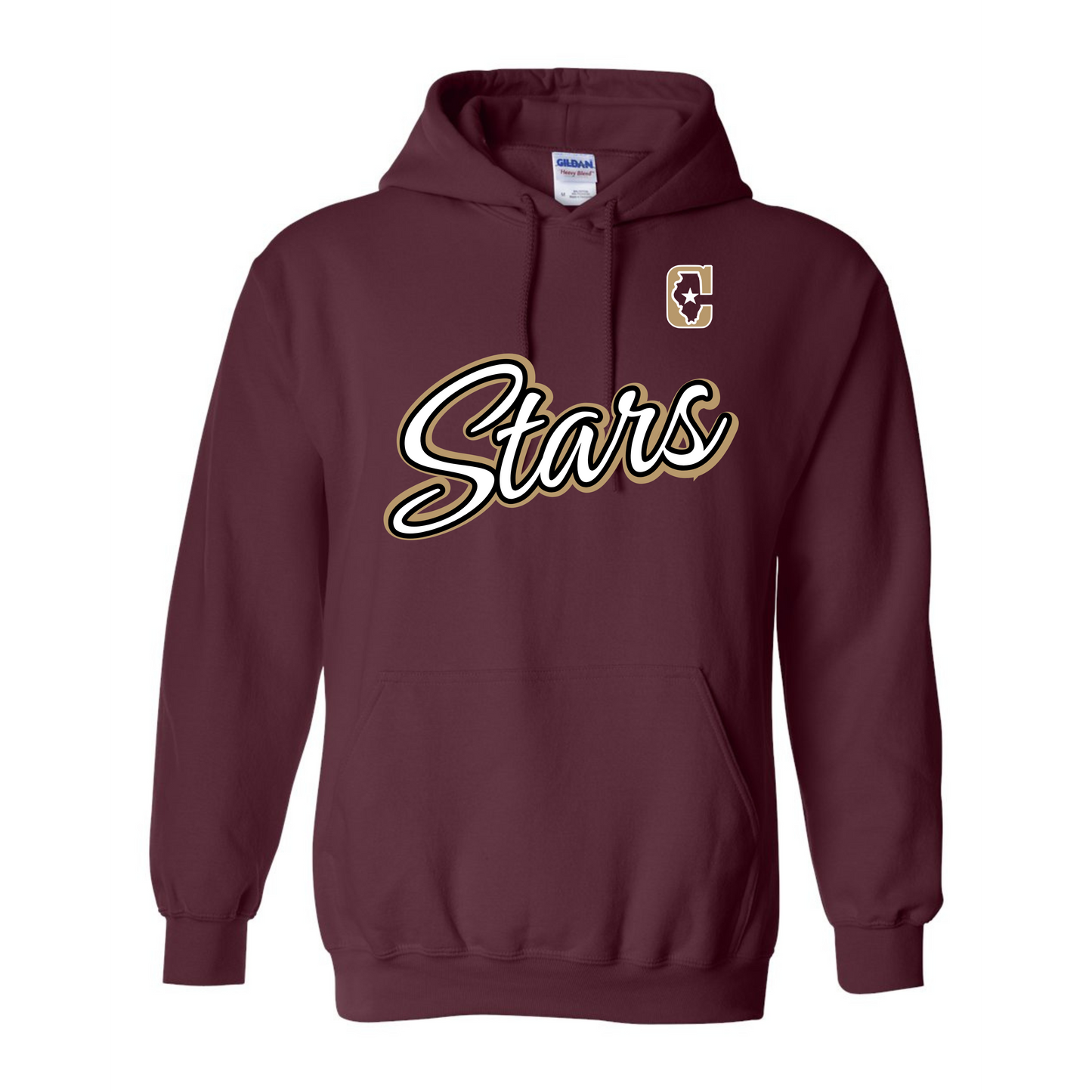 Central Illinois Stars Baseball Team Hoodie