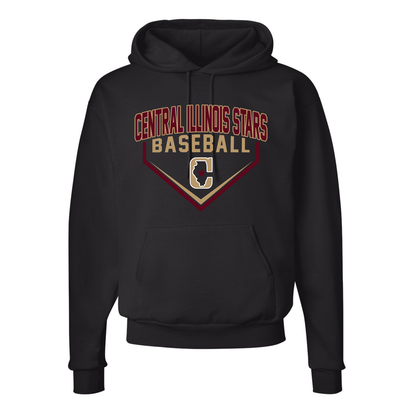 Central Illinois Stars Baseball Hoodie