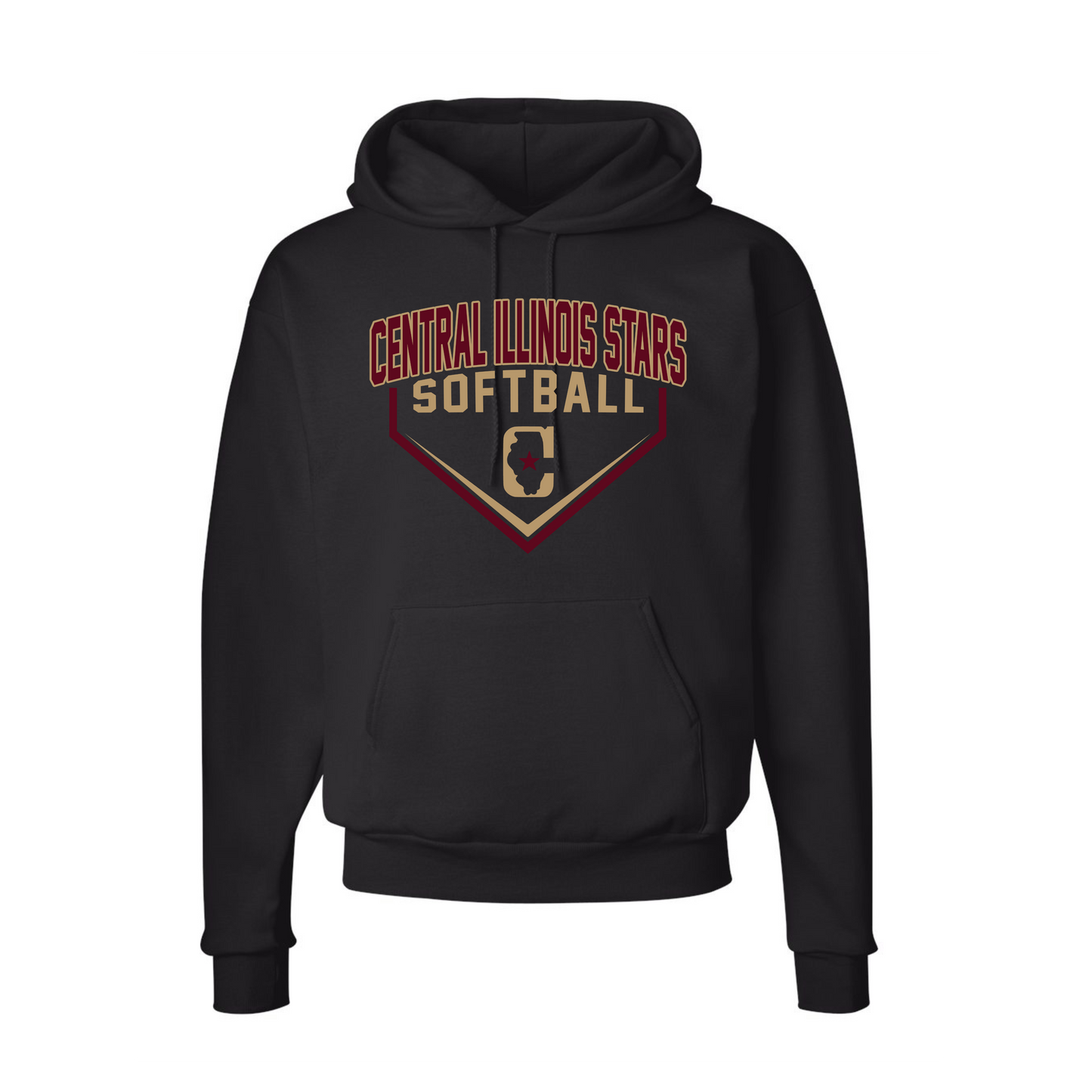 Central Illinois Stars Softball Hoodie