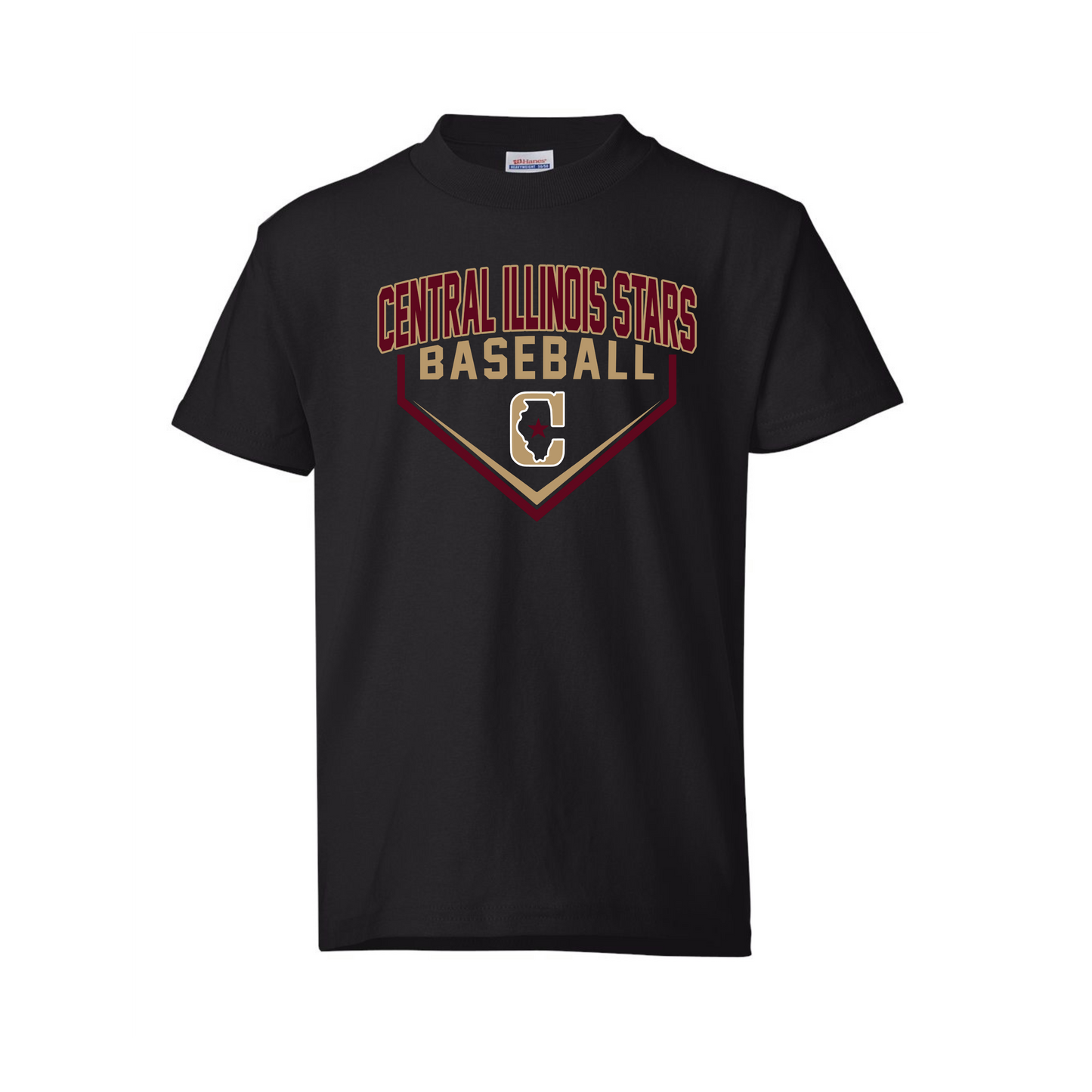 Central Illinois Stars Baseball T-shirt