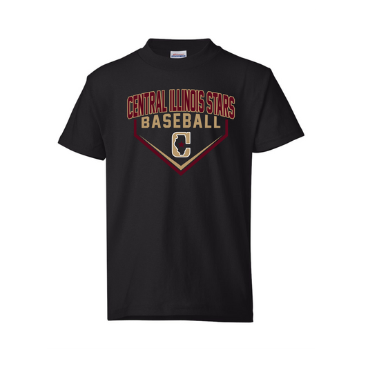 Central Illinois Stars Baseball T-shirt