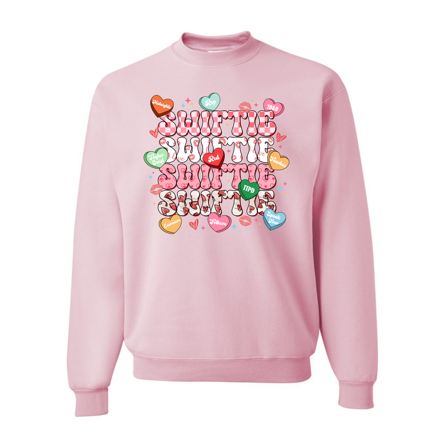 Valentine's Swiftie Hearts Crew Neck