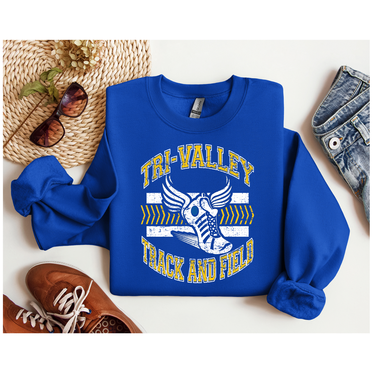 Tri-Valley Track and Field Crew Neck