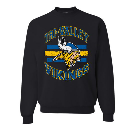 TV Vikings Vintage Design Crew Neck