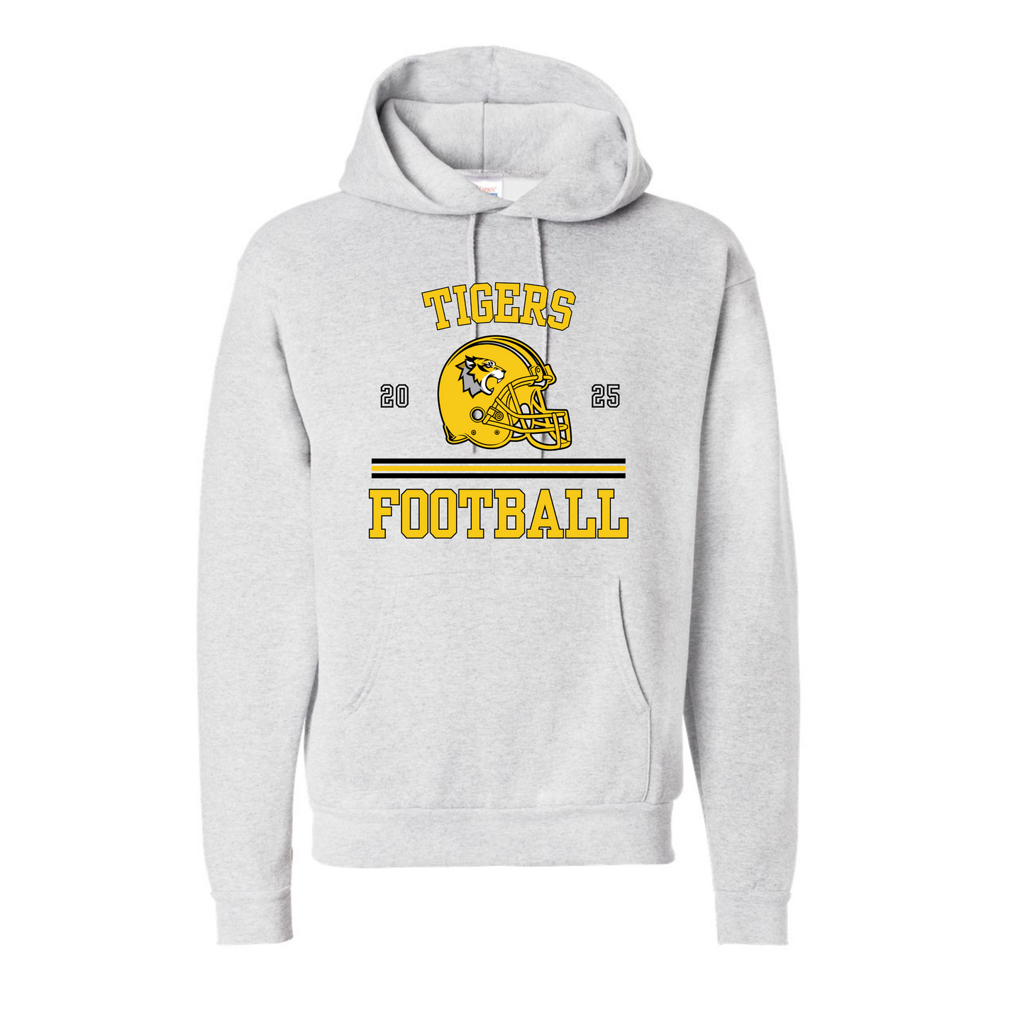 Twin City Tigers Gray Hoodie