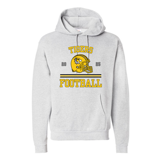 Twin City Tigers Gray Hoodie