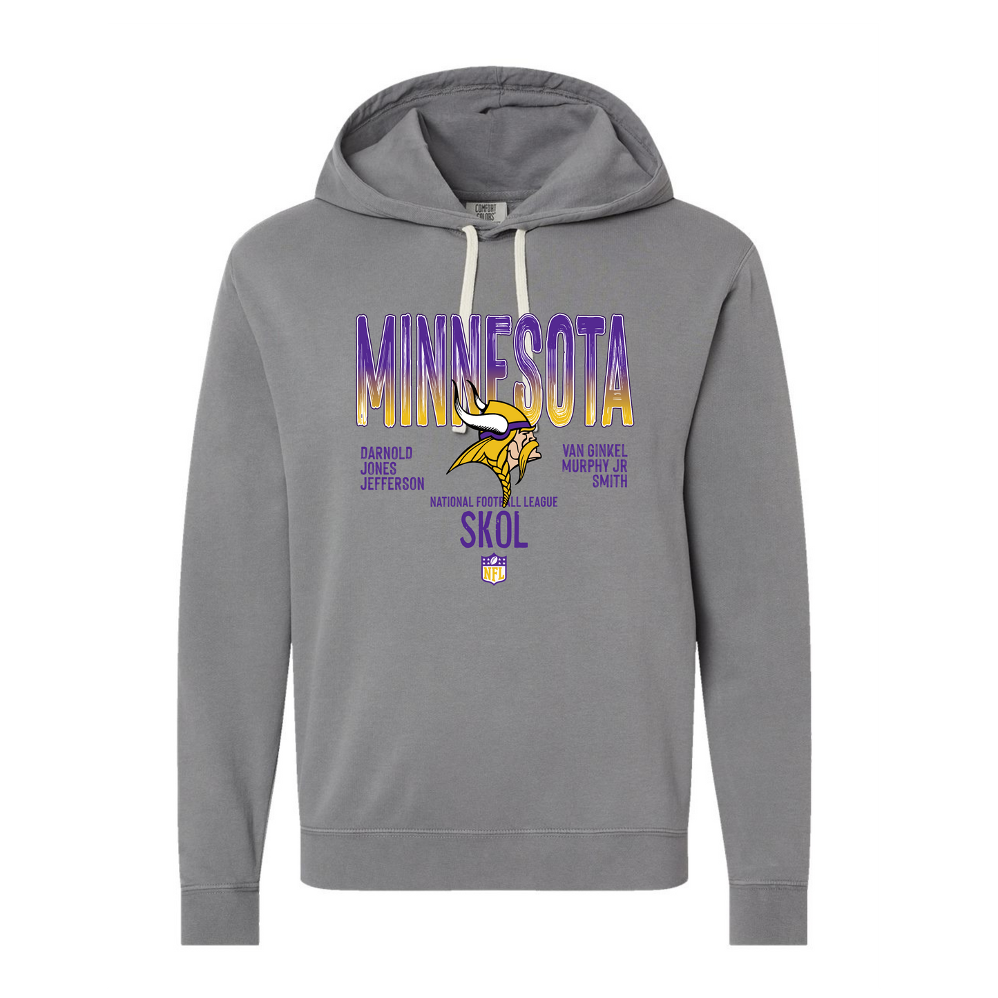 NFL Teams Comfort Colors Hoodie