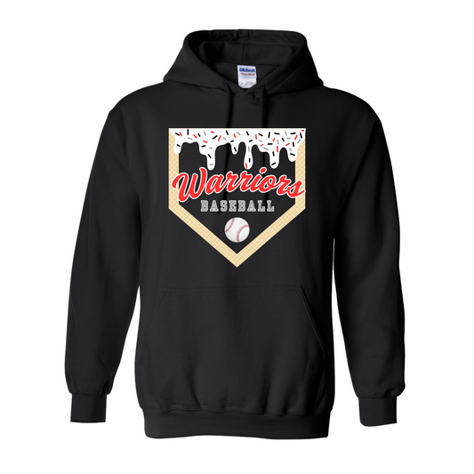 Warriors Black Ice Cream Drip Hoodie