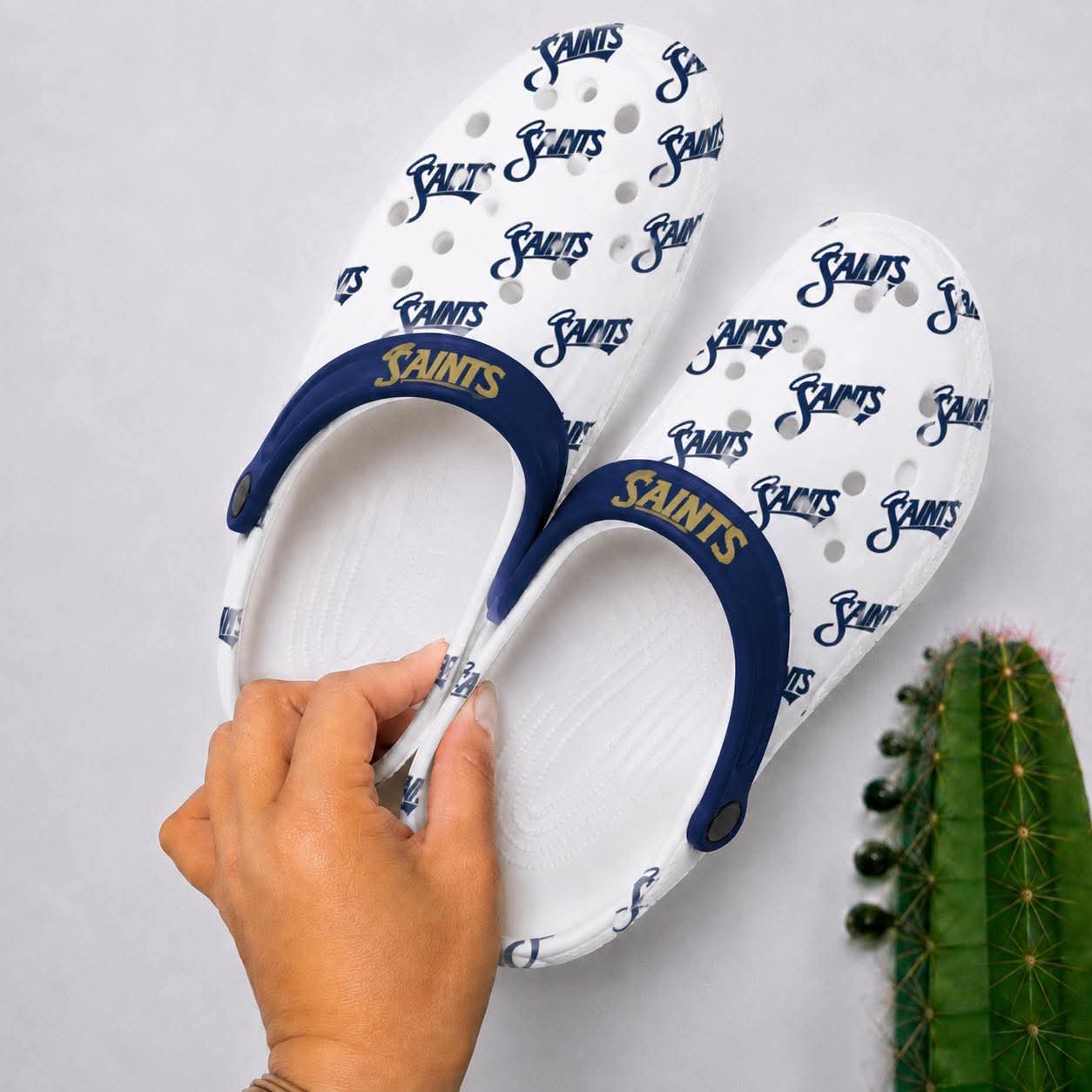 **PRE-ORDER Adult MEN'S SIZES Saints Slides***