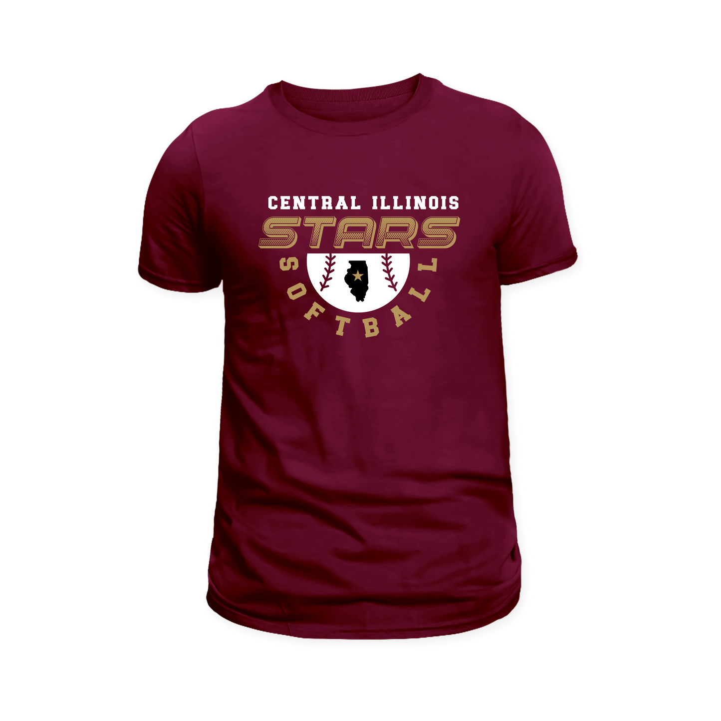Central IL Stars Short Sleeve Tshirt