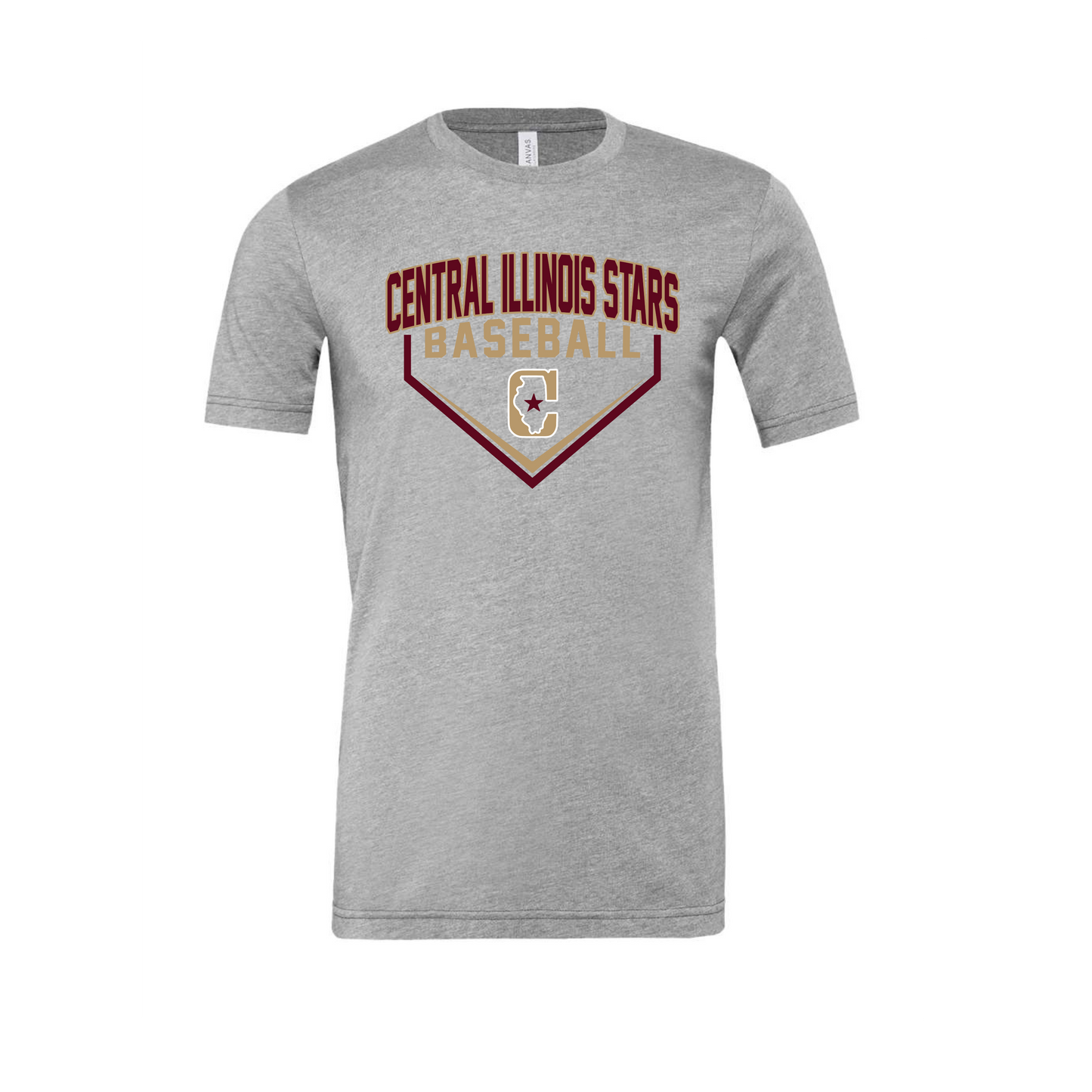 Central Illinois Stars Baseball T-shirt