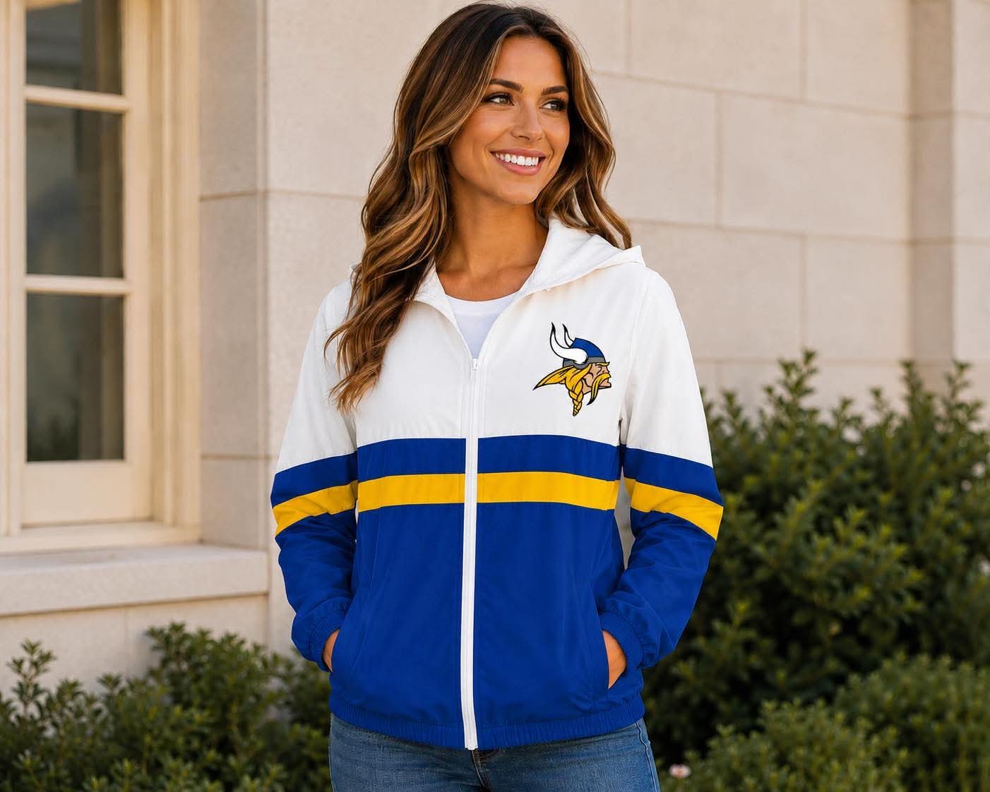 **PRE-ORDER** TV Vikings *FULL Zip* Windbreaker (Copy)