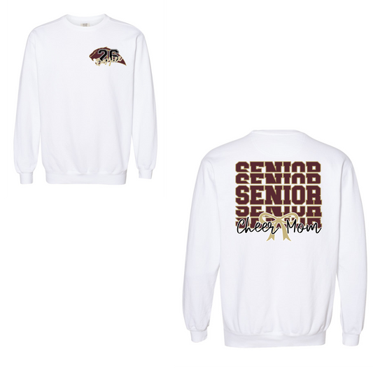 Leroy Senior Cheer Mom-2026 Comfort Colors Crew Neck