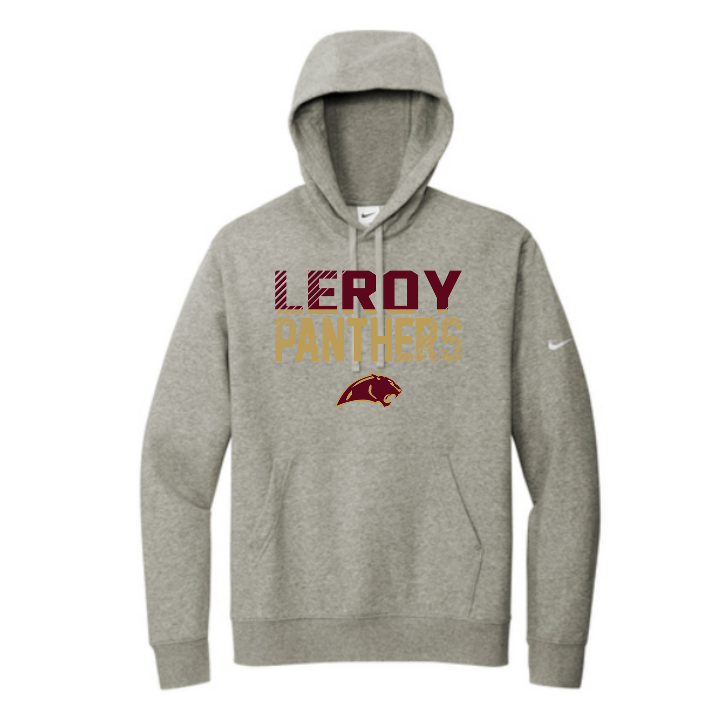 Leroy Panthers Gray Nike Club Fleece Hoodie