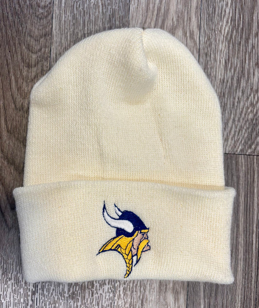 Cream Viking Hat