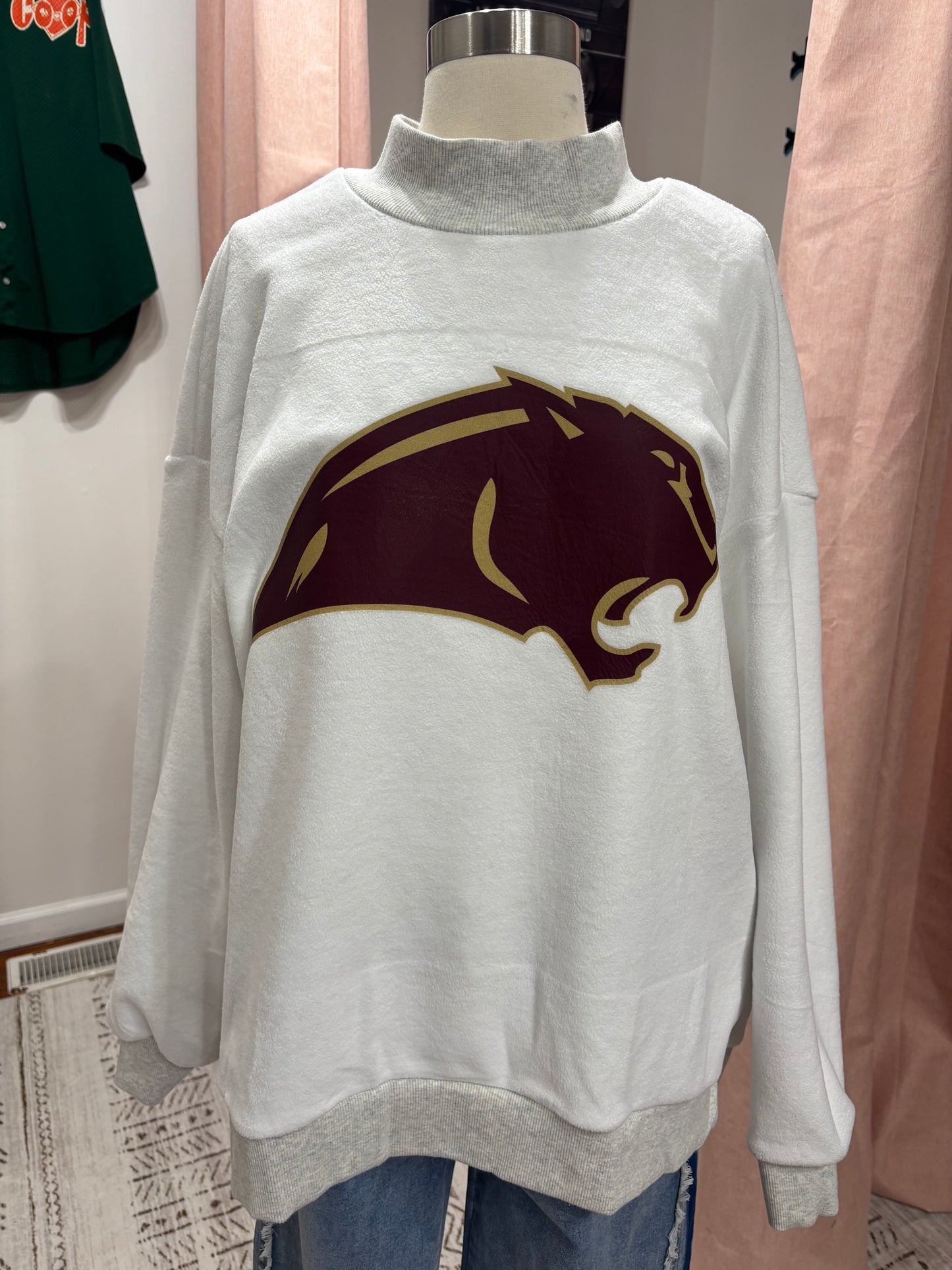 Leroy Panthers Reversible Mock Neck