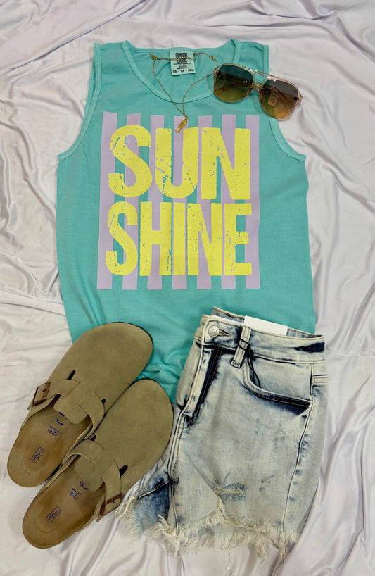 Sun Shine Comfort Colors Tank