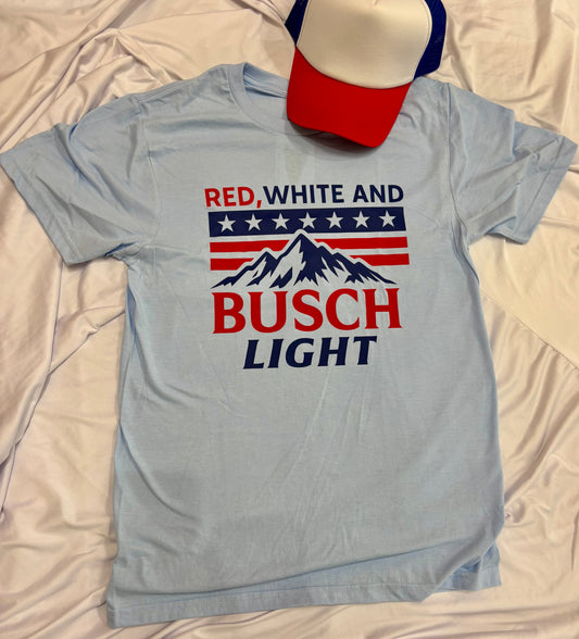 Red White & Busch Light T-Shirt
