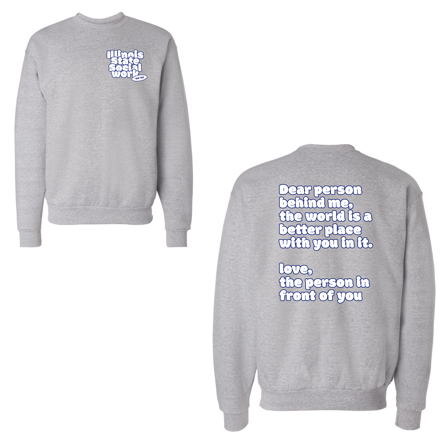 ISU Social Work Crew Neck Sweatshirt