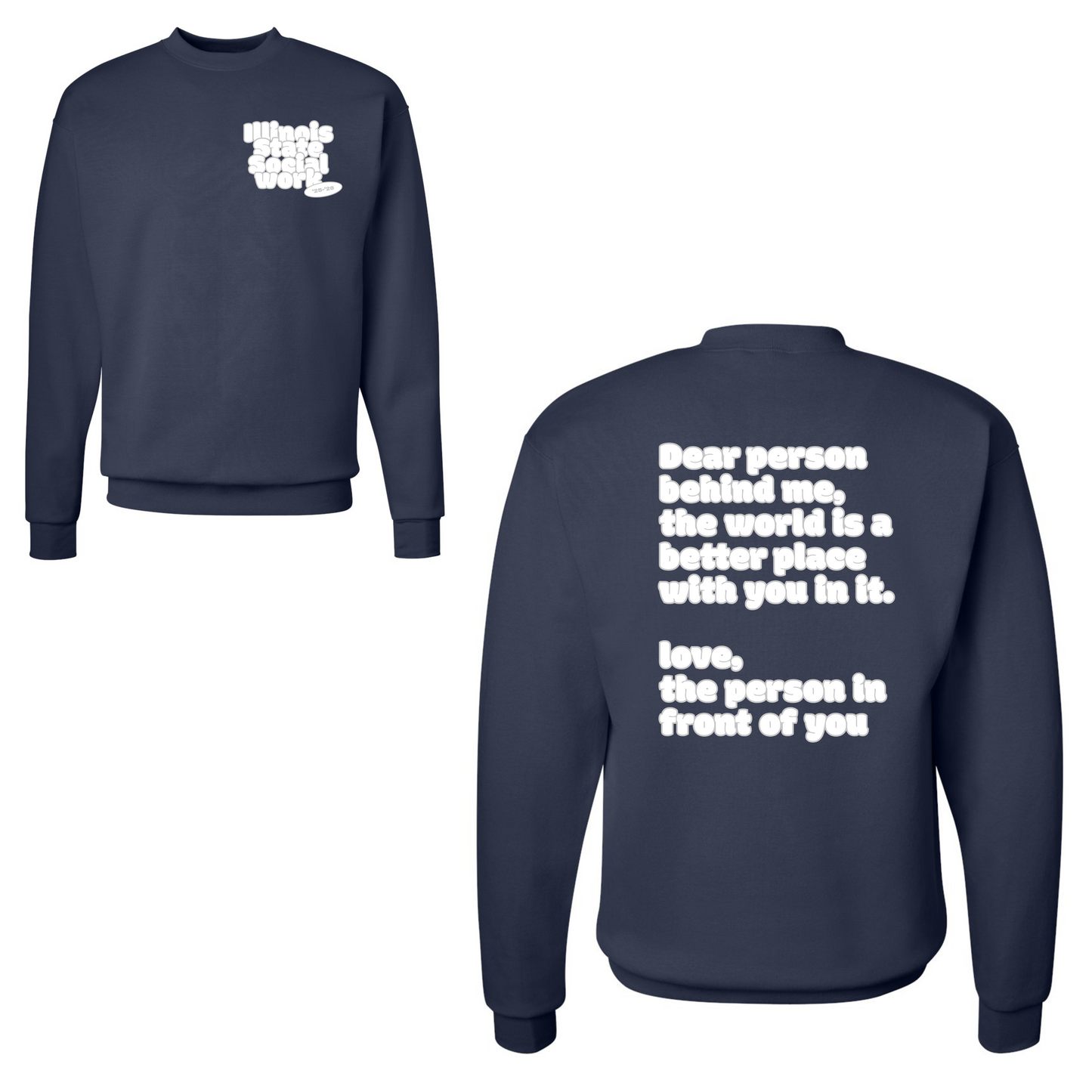 ISU Social Work Crew Neck Sweatshirt