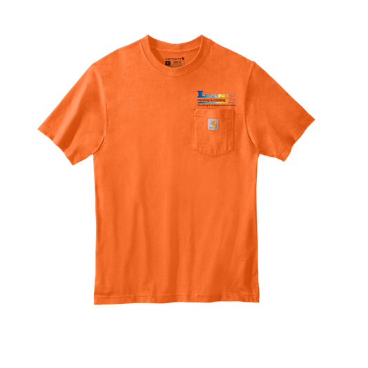 Lanz Heating, Cooling, Plumbing and Underground Logo Carhartt T-shirt