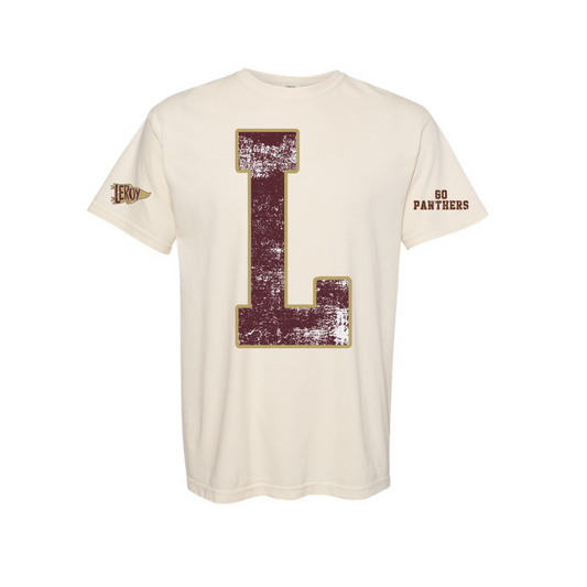 Leroy Big L Ivory Comfort Colors T-Shirt
